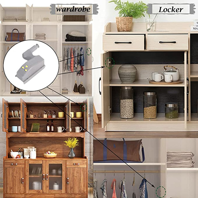 Light up your cabinets automatically with ease