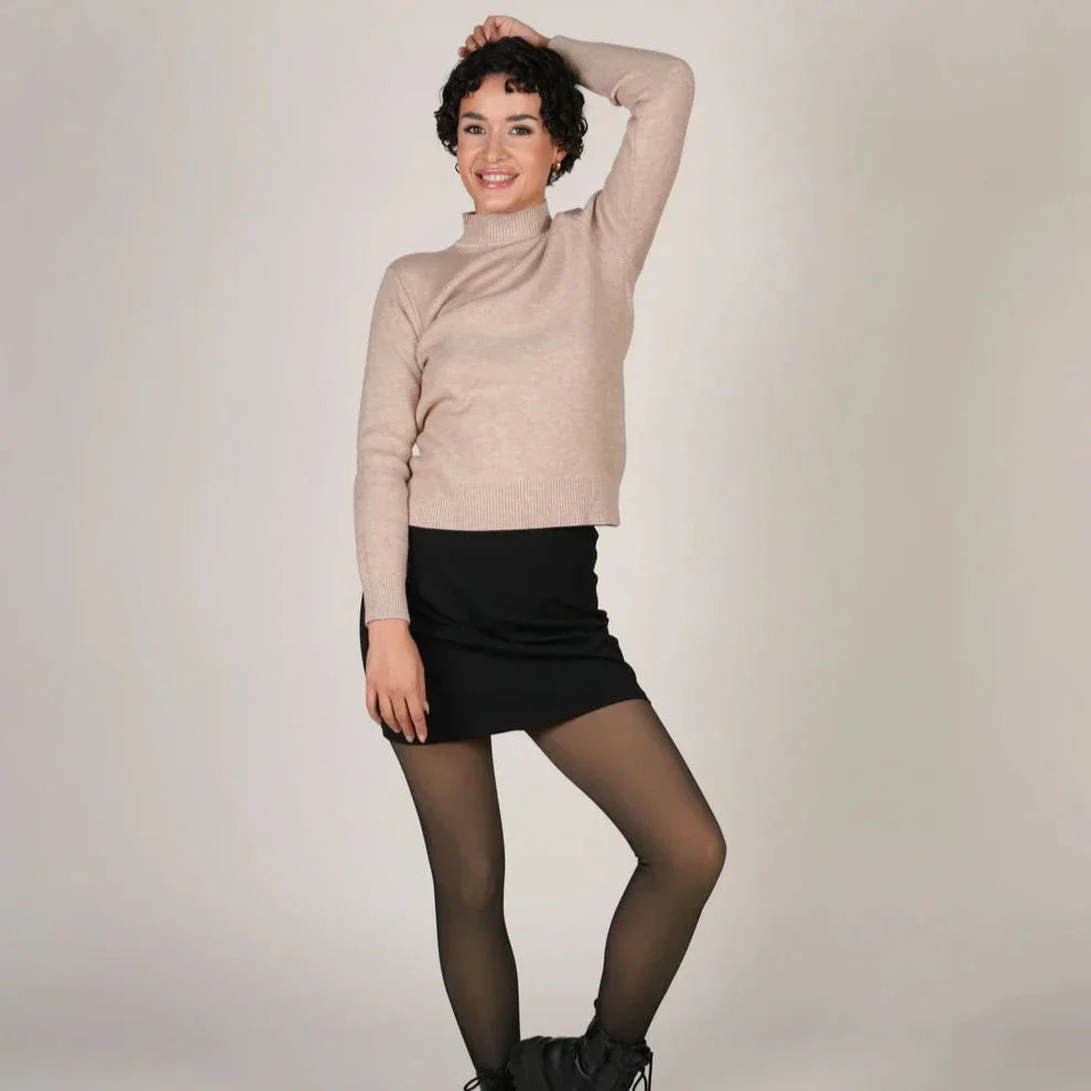 Den gennemsigtige fleece strømpebukser