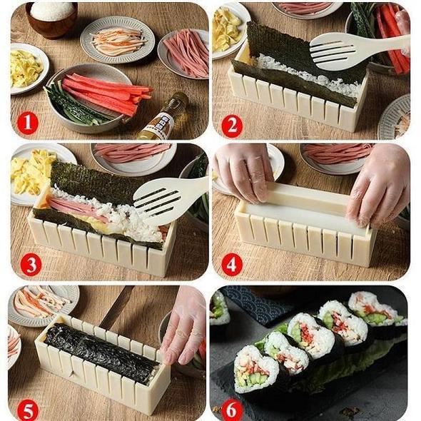 Sushi-Herstellungsset: Bereiten Sie Ihre Sushi ganz einfach zu Hause zu 